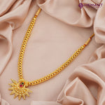 Traditional Maharashtrian Kolhapuri Micro Gold Plated Thushi 2 No. Chand Dodaka