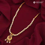 Traditional Maharashtrian Kolhapuri Moti Mala 6 MM Peacock