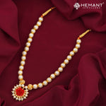 Traditional Maharashtrian Kolhapuri Moti Mala 8 MM Flower