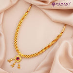 Traditional Maharashtrian Kolhapuri Thushi 2 No. Flower Potya