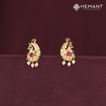 Traditional Maharashtrian Kolhapuri Tops Karwari Patra Mor-1