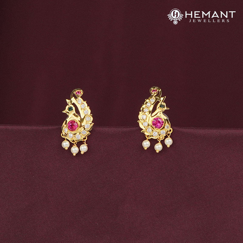 Traditional Maharashtrian Kolhapuri Tops Karwari Patra Mor-1