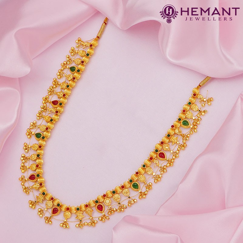 Maharashtrian Kolhapuri Saaj Jav Peshwai Peshwai Jewellery