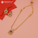 Antique Necklace Set with Earrings - 4405-4542