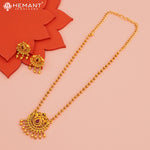 Antique Necklace Set with Earrings - 5441