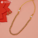 Antique Necklace Set with Earrings - 3967