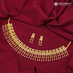 Traditional Maharashtrian Chinchpeti Moti Har 21 V Stone Peti WT