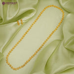 Traditional Maharashtrian Kolhapuri Bakuli Har I Line (with earrings)