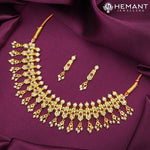 Traditional Maharashtrian Kolhapuri Chinchpeti Moti Har 21 Kasturi MugaleAjam