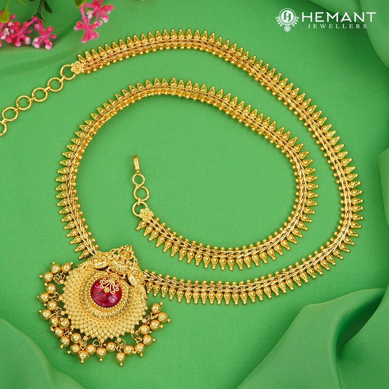 Traditional Maharashtrian Kolhapuri Kamarpatta (Waist Belt) Soniya