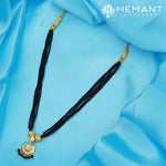 Traditional Maharashtrian Kolhapuri Mangalsutra Plain Stone Wati