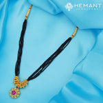 Traditional Maharashtrian Kolhapuri Mangalsutra Small Ghas Saj 2-5