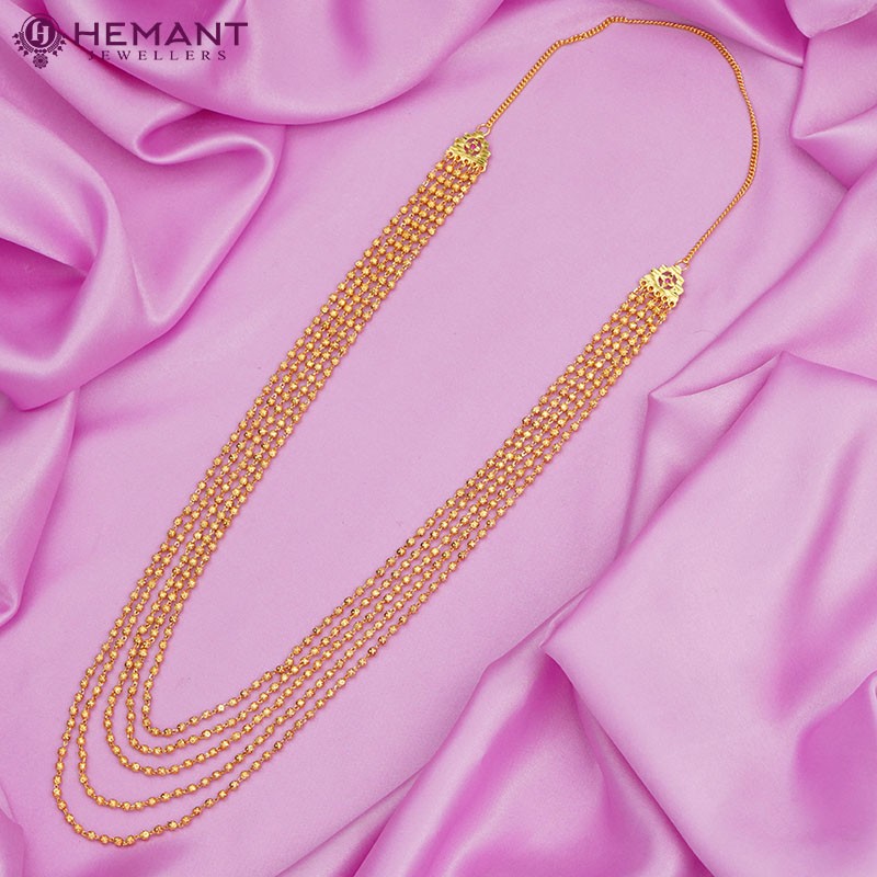 Maharashtrian Jewellery Poha Haar Design Traditional Maharashtrian