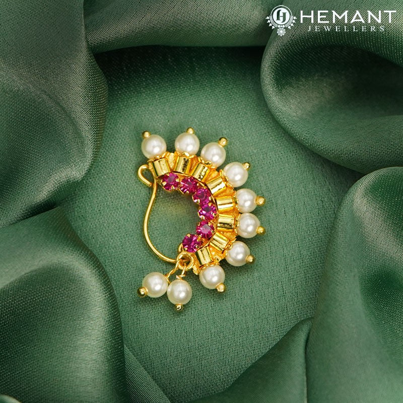 Nose Pin Mini Nath Designs Nose Pin Gold Small Nath Design