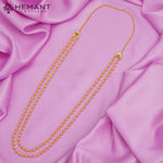 Traditional Maharashtrian Kolhapuri Micro Gold Plated Spot Mala 4 MM II
