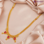 Traditional Maharashtrian Kolhapuri Micro Gold Plated Thushi Panadi 3 0 No. Half Zalar