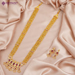 Traditional Maharashtrian Kolhapuri Micro Gold Plated Thushi Patta Dot Puneri 5 Stone