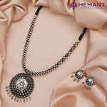Traditional Maharashtrian Kolhapuri Thushi 2 No. Laxmi III Veni  Silver