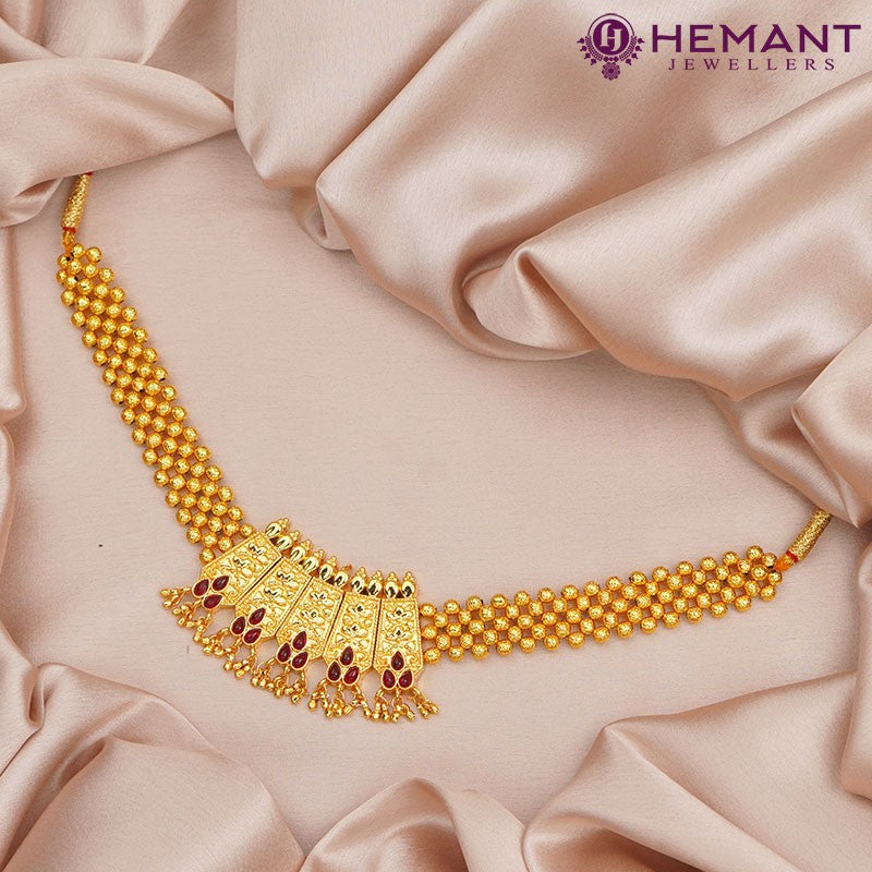 Maharashtrian Jewellery Waman Hari Pethe Jewellers Necklace