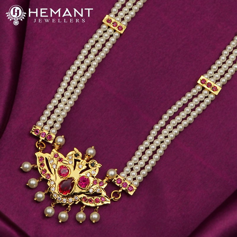 Elegant Gold Plated Necklace Set UC-NEW1498 – Urshi Collections