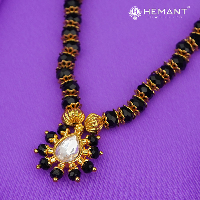 Disco Mala 6 MM Pan RC | Micro Gold Plated Mangalsutra - 179