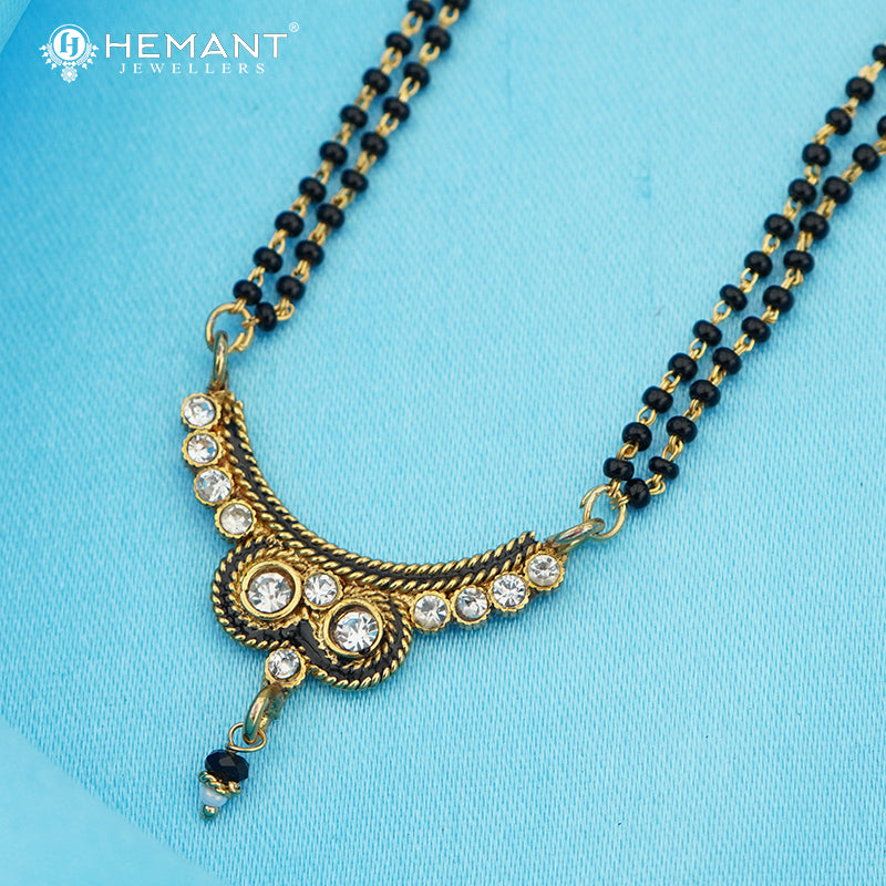 Traditional Maharashtrian Kolhapuri Mangalsutra (36 inch)
