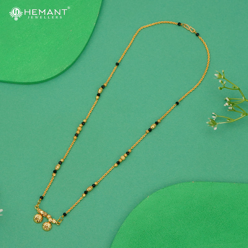 Elegant 18" Mangalsutra with Vati Pendant- 3714