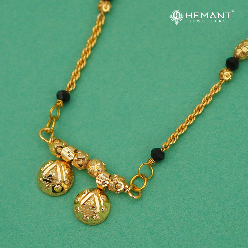 Elegant 18" Mangalsutra with Vati Pendant- 3714