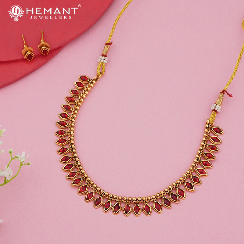 Elegant Stone Drop Necklace Set 3963-65
