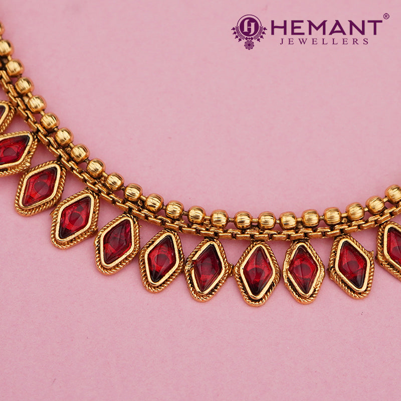 Elegant Stone Drop Necklace Set 3963-65