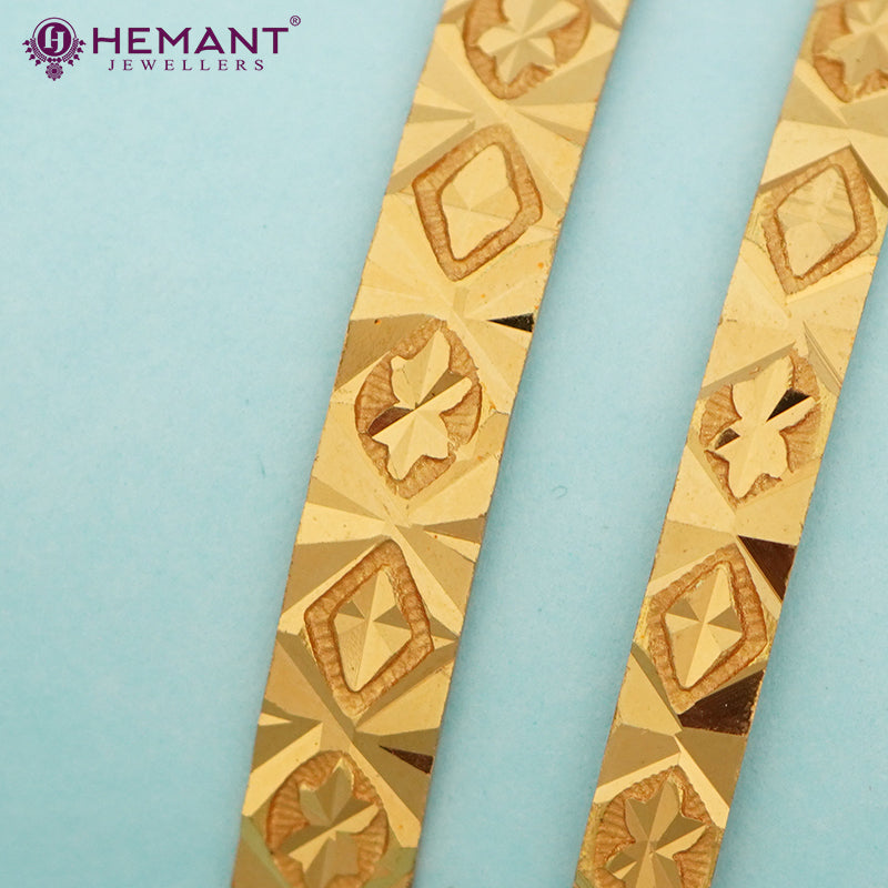 Forming Gold Bilwar Patli Bangle Set (6pc.) 3896-4215