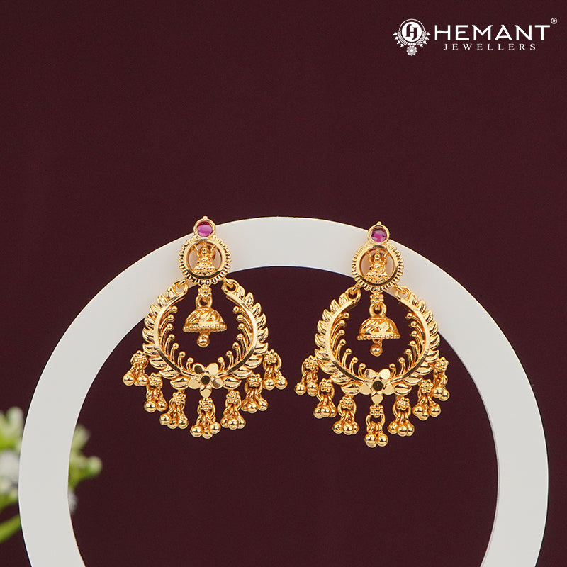 Chafa Inspired Double Jhumka Earrings – 4330
