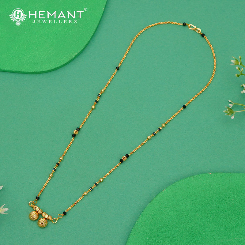 Elegant 18" Mangalsutra with Vati Pendant- 4412