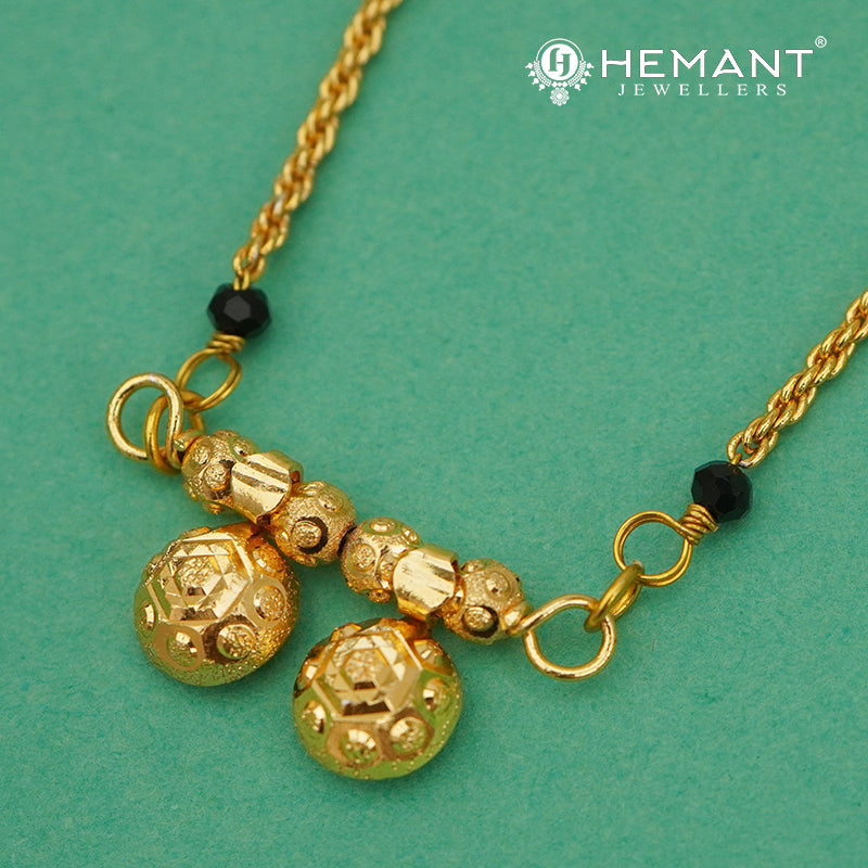 Elegant 18" Mangalsutra with Vati Pendant- 4412