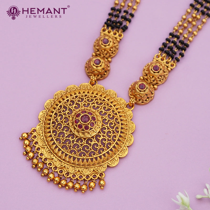 Antique Mangalsutra Long (4439-40)