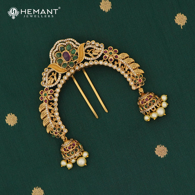Antique Hair Brooch/Hair Pin/Ambada 4681