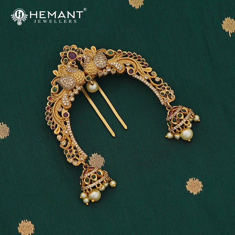 Antique Hair Brooch/Hair Pin/Ambada 4690