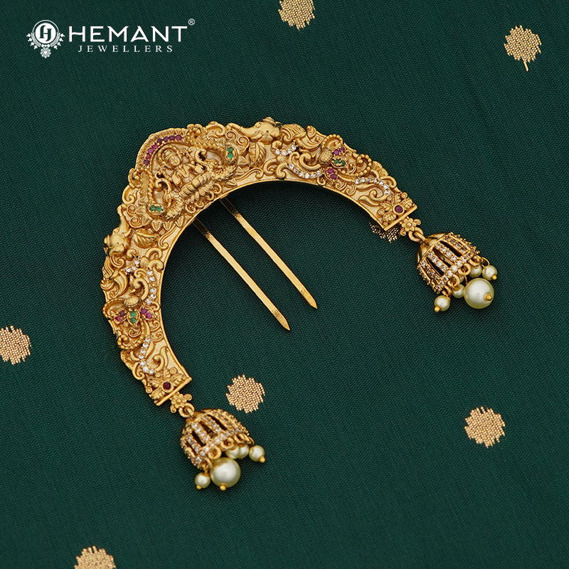 Antique Hair Brooch/Hair Pin/Ambada 4693