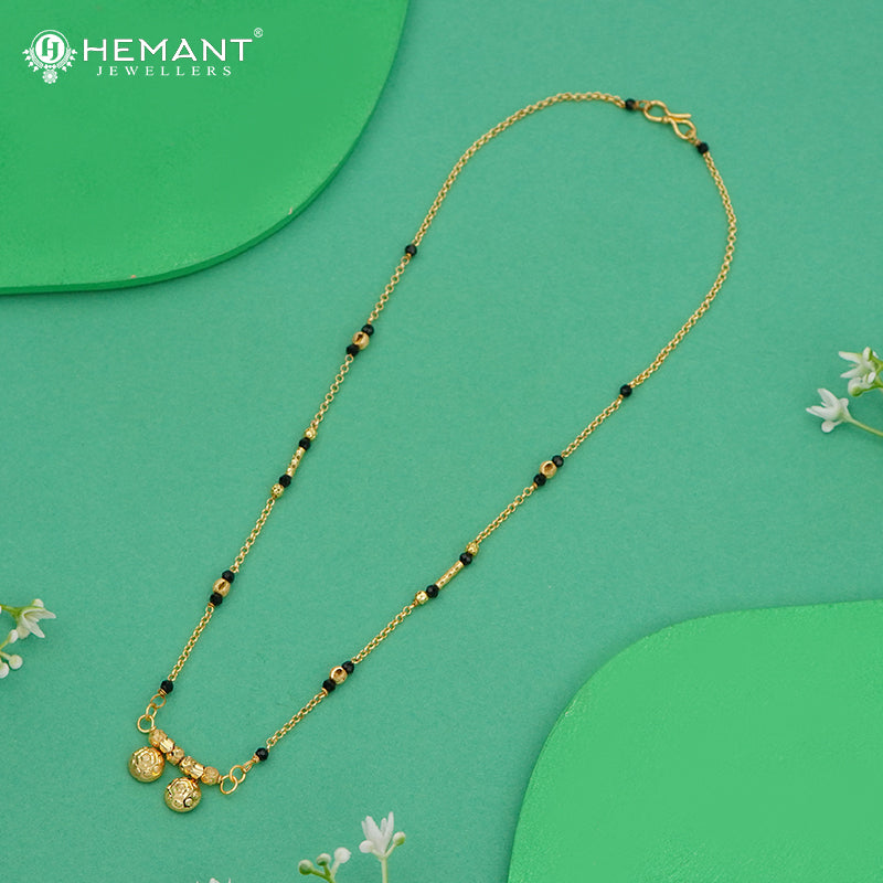 Elegant 18" Mangalsutra with Vati Pendant- 4909