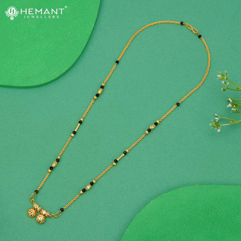 Elegant 18" Mangalsutra with Vati Pendant- 4909