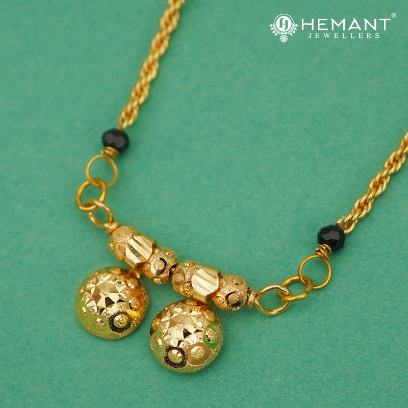 Elegant 18" Mangalsutra with Vati Pendant- 4909