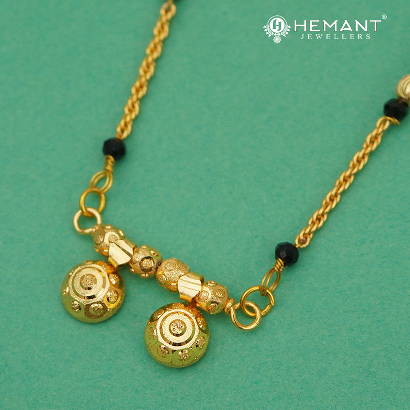 Elegant 18" Mangalsutra with Vati Pendant- 4916