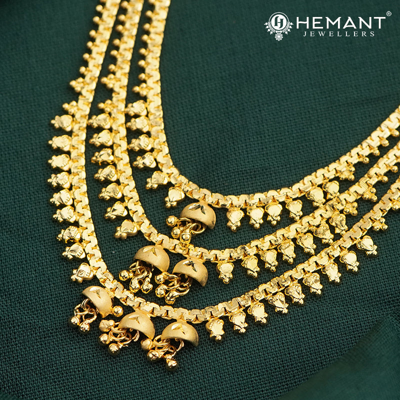 Forming Gold 3 Step Rani Haar (4974)