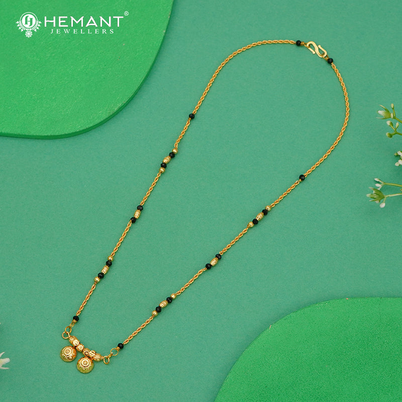 Elegant 18" Mangalsutra with Vati Pendant- 5070