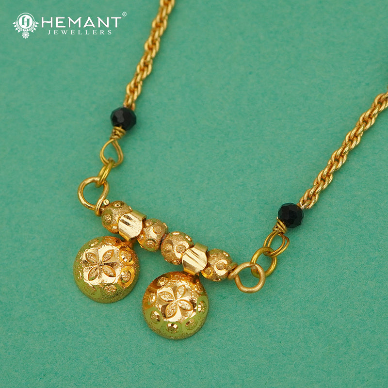 Elegant 18" Mangalsutra with Vati Pendant- 5073