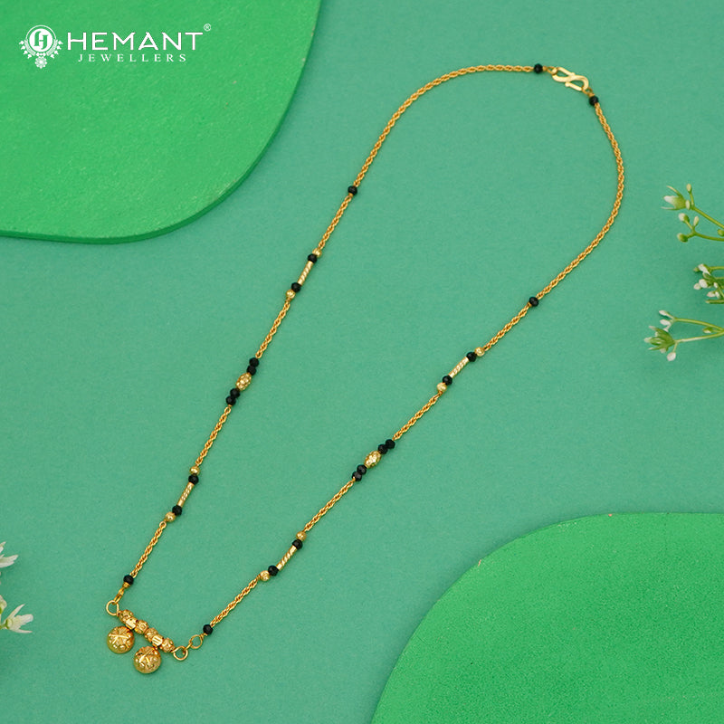 Elegant 18" Mangalsutra with Vati Pendant- 5075