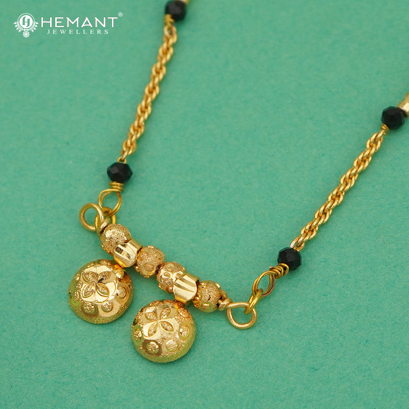 Elegant 18" Mangalsutra with Vati Pendant- 5076