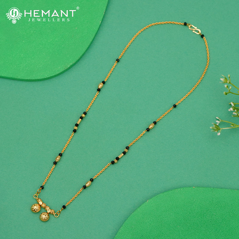 Elegant 18" Mangalsutra with Vati Pendant- 5077