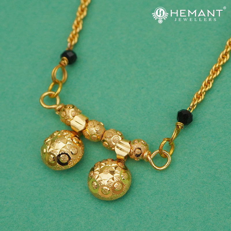 Elegant 18" Mangalsutra with Vati Pendant- 5077