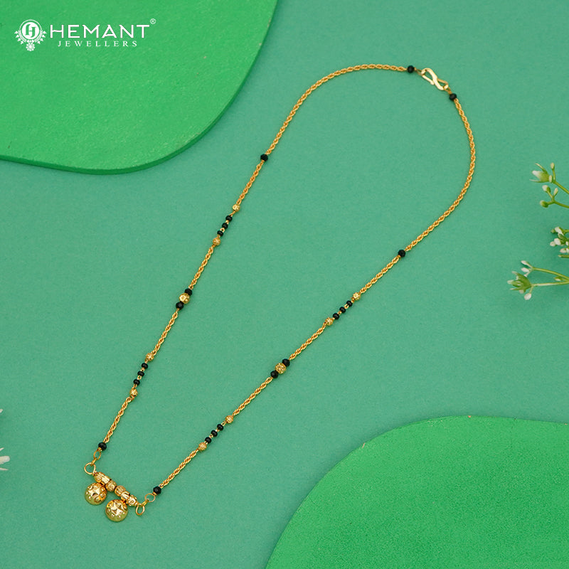 Elegant 18" Mangalsutra with Vati Pendant- 5078